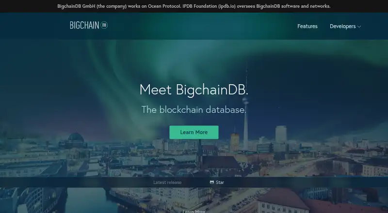 BigchainDB's website