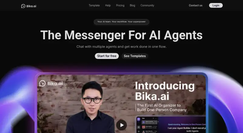 Bika.ai's website