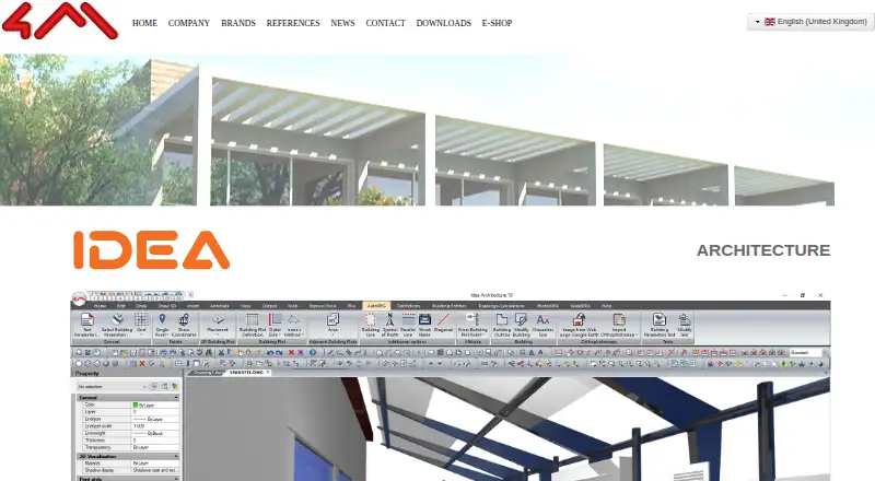 IDEA Architectural's website