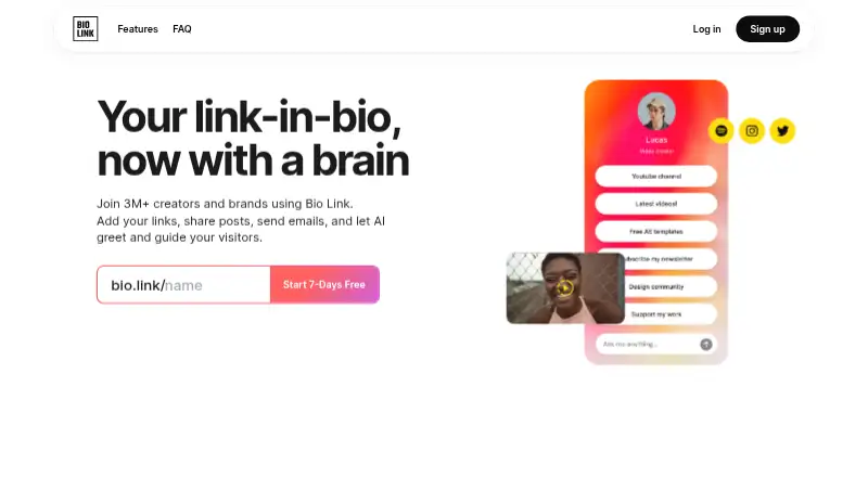 Bio Link's website
