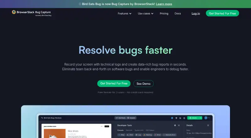 Bird Eats Bug's website