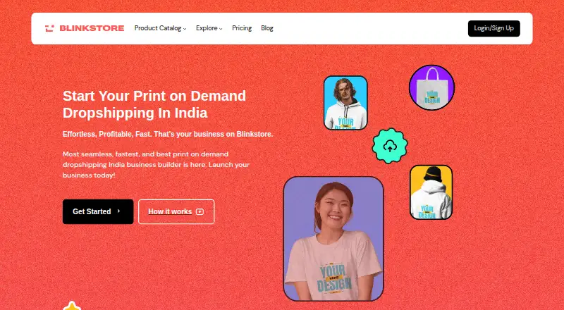 Blinkstore's website
