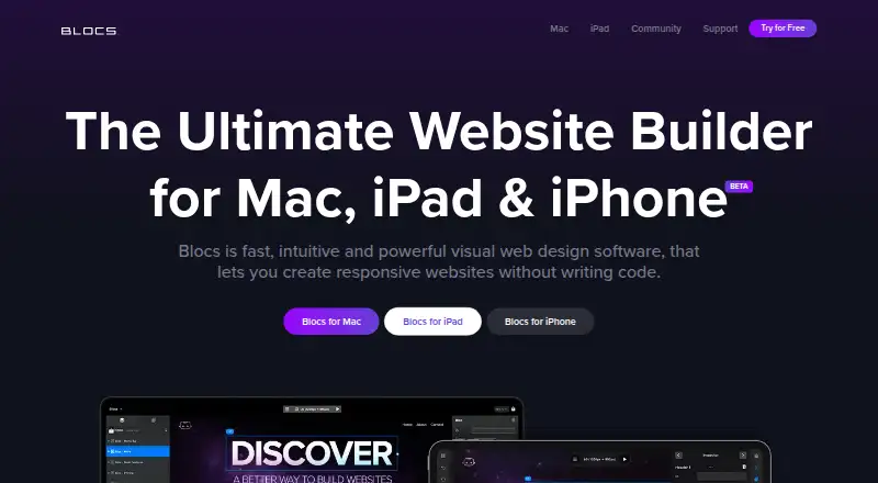Blocs's website