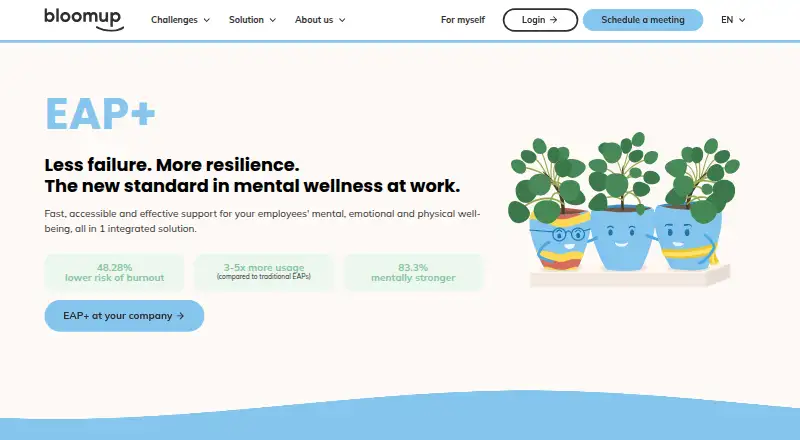 BloomUp EAP+'s website