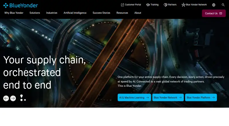 Blue Yonder Pricing's website