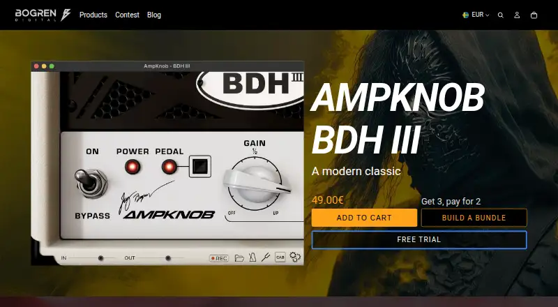 AmpKnob BDH III's website