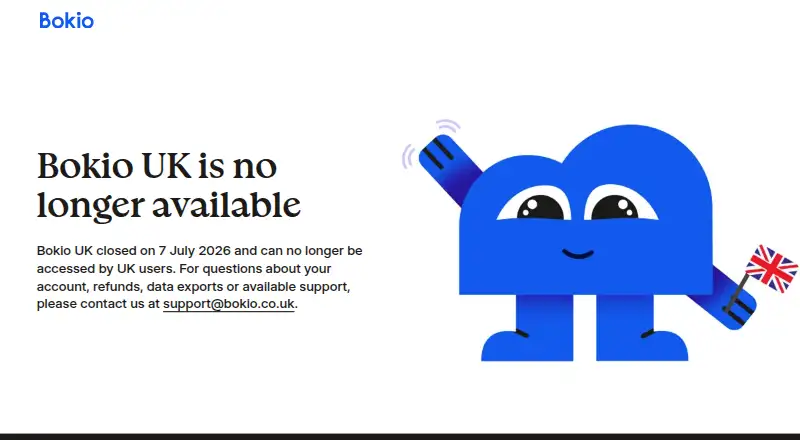 Bokio's website