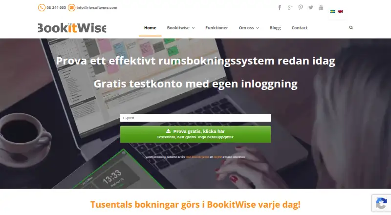 BookitWise's website