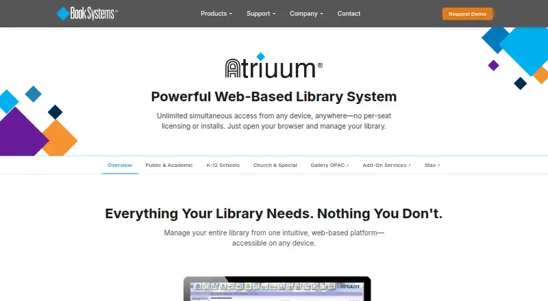 Atriuum's website