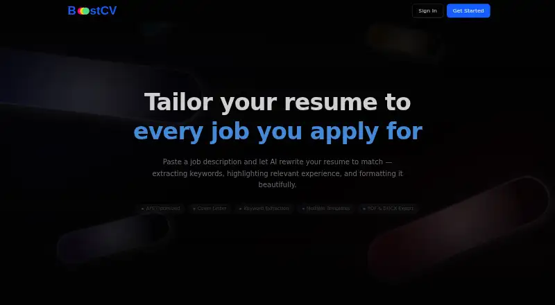 BoostCV's website