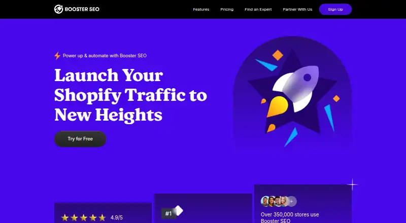 Booster SEO & Image Optimizer's website
