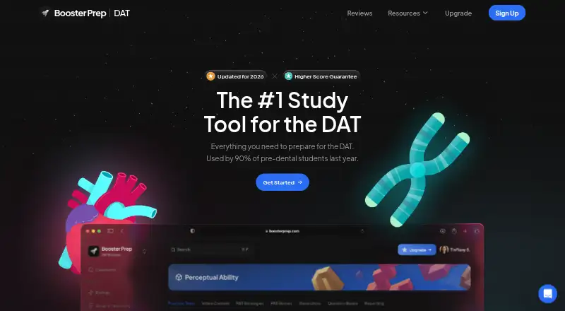 The DAT Booster homepage