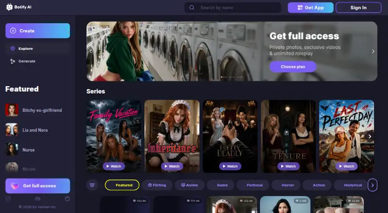 Botify AI's website
