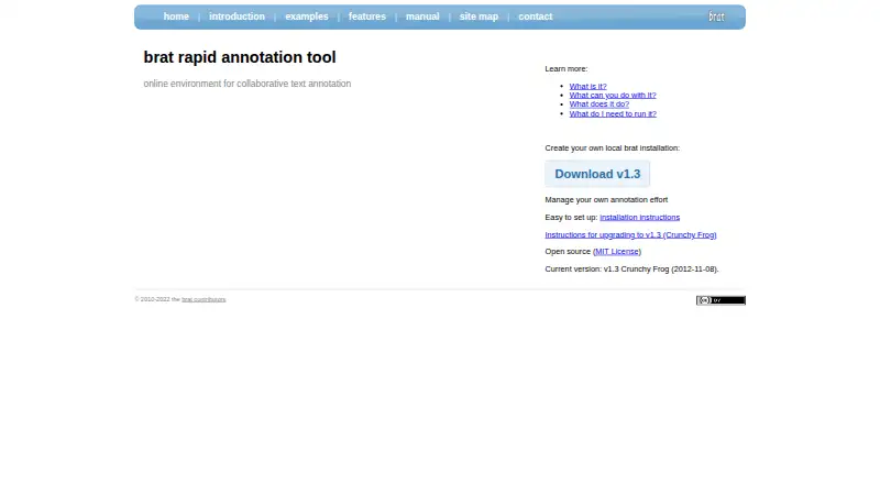 BRAT's website