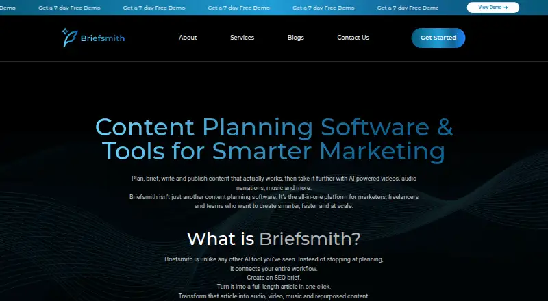 The BriefSmith homepage