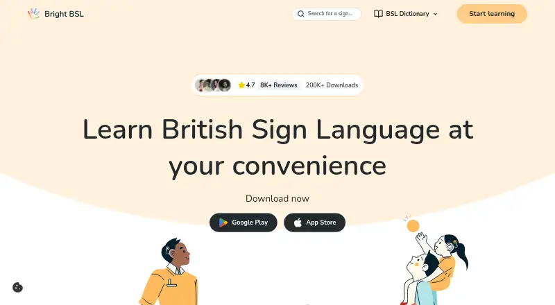 Bright BSL's website