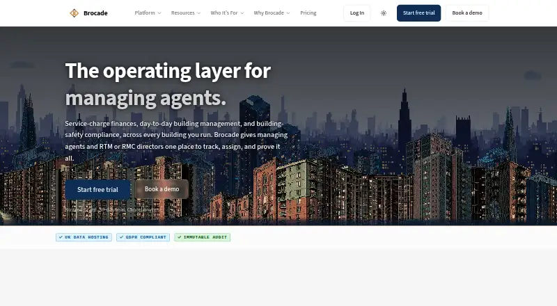 Brocade's website