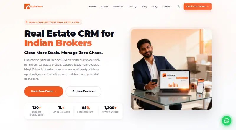 The Brokerwise homepage