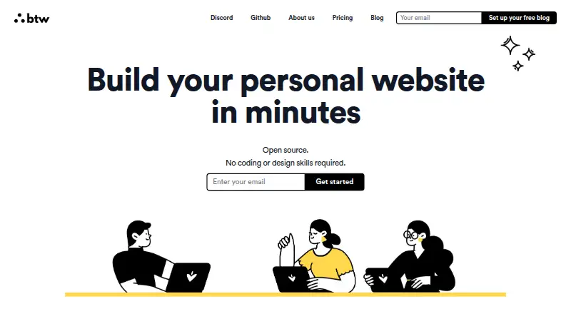 btw's website