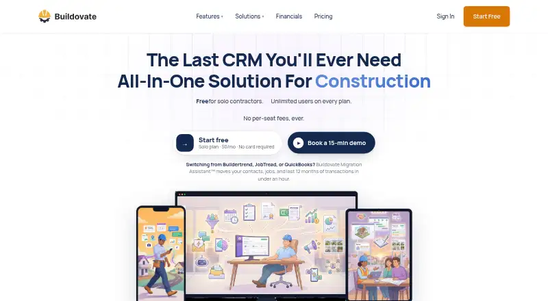 Buildovate's website
