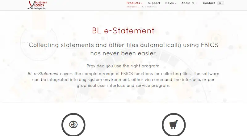BL e-Statement's website