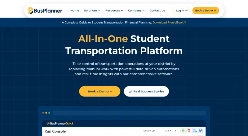 BusPlanner's website