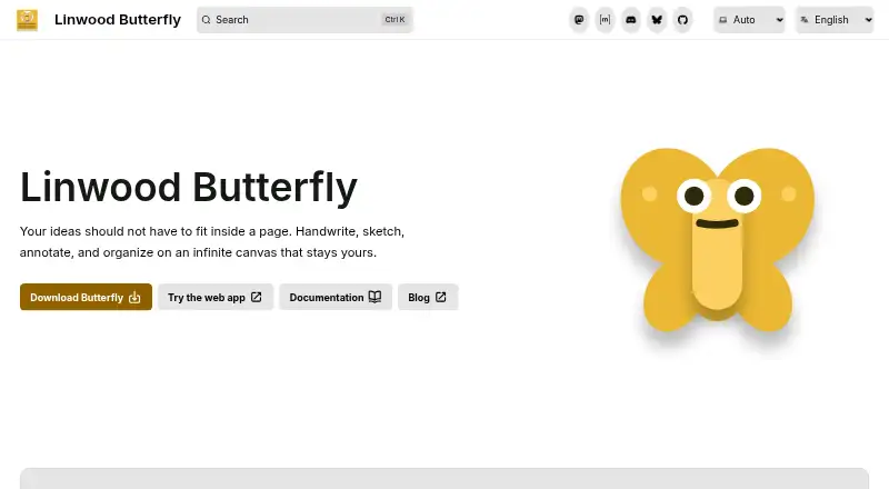 The Linwood Butterfly homepage