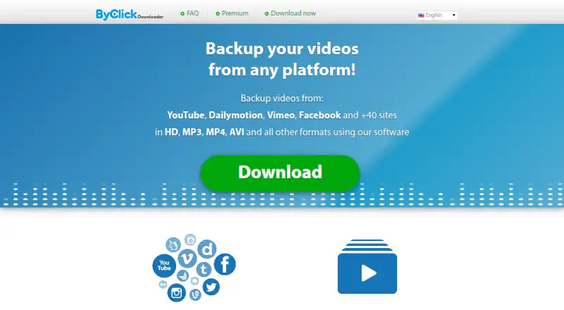 By Click Downloader's website