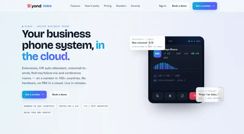 ByondVoice's website