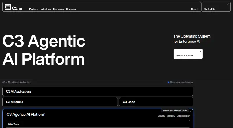 C3 Agentic AI Platform's website