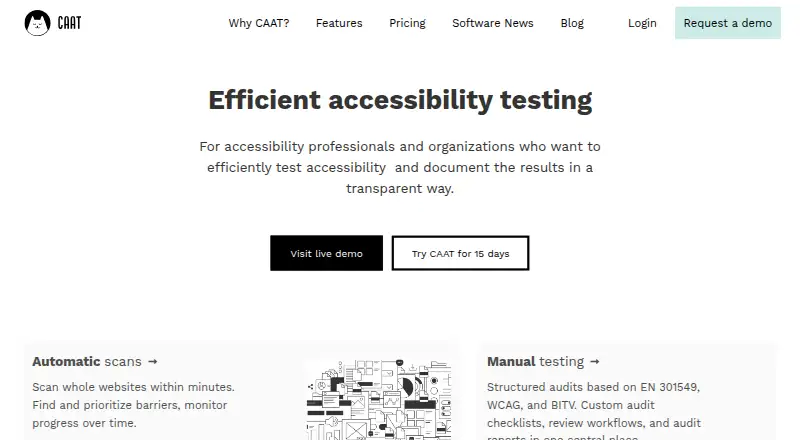 The CAAT homepage