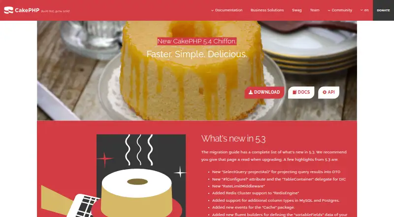CakePHP's website