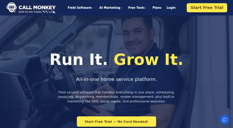 Call Monkey AI's website