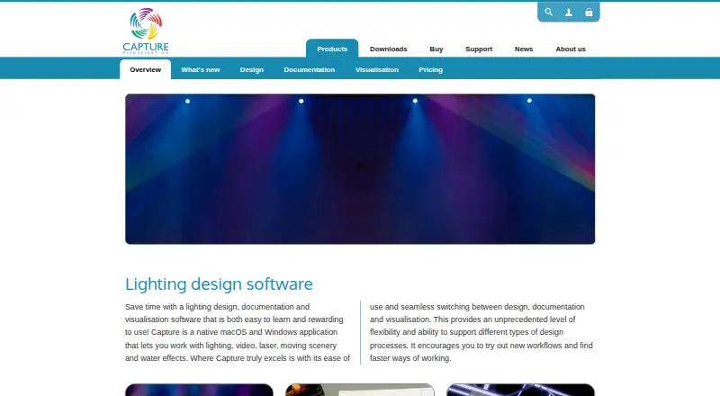 Capture's website