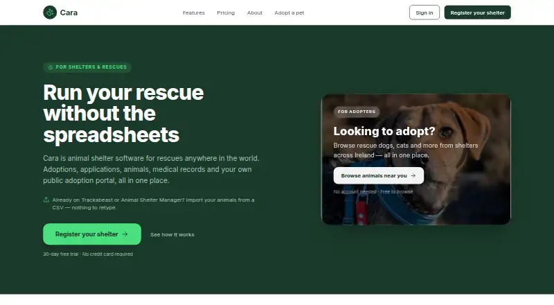 Cara's website