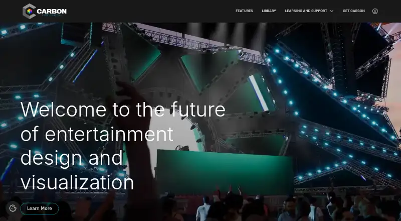 Carbon for Unreal's website
