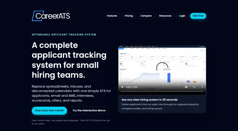 CareerATS's website