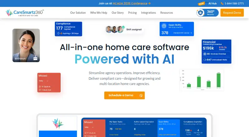 CareSmartz360's website