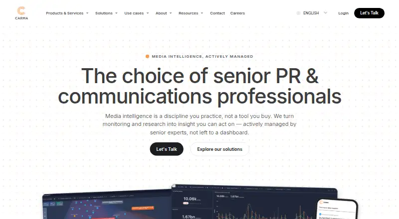 CARMA's website