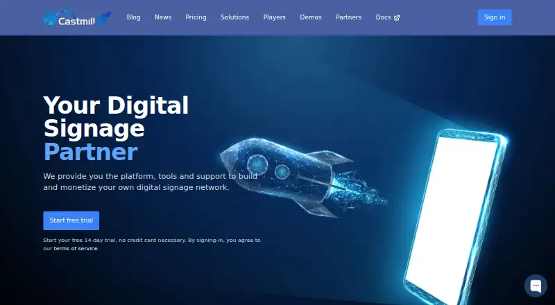 Castmill's website