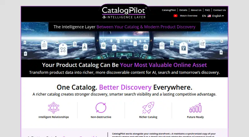 CatalogPilot's website