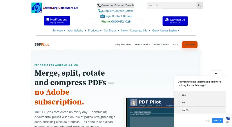 PDF Pilot's website