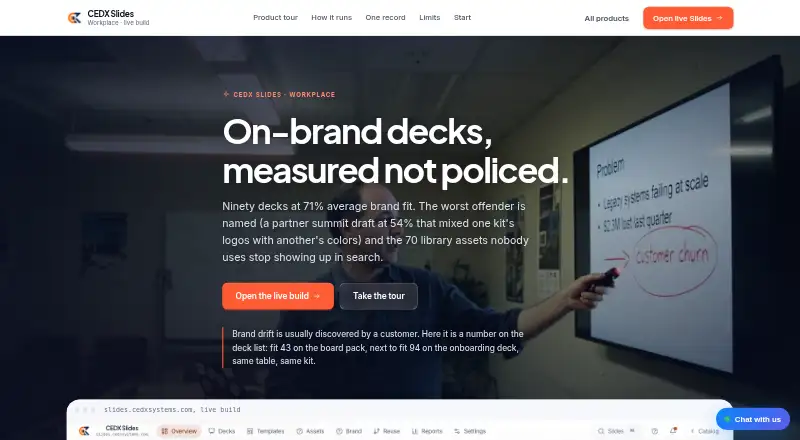 The CEDX Slides homepage