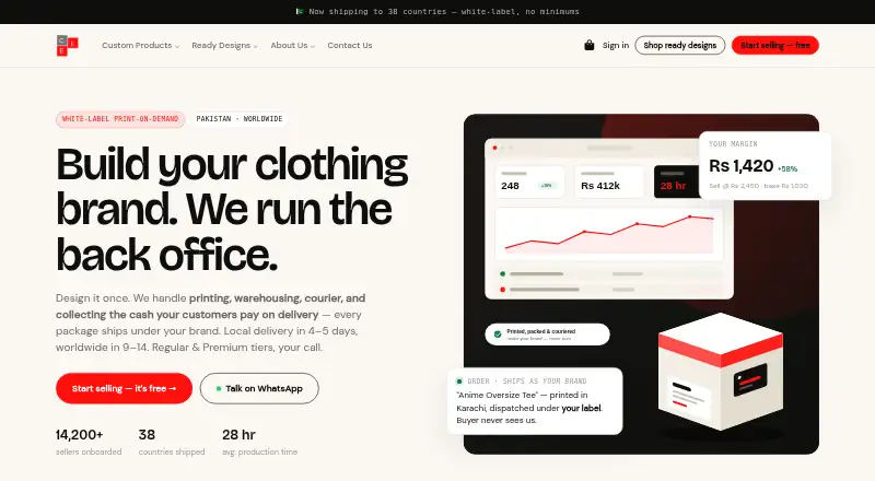 CeePrinto's website