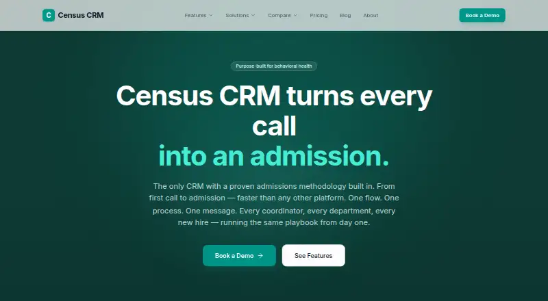 Census CRM's website