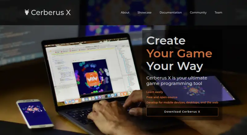 The Cerberus X homepage