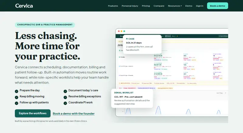 Cervica's website