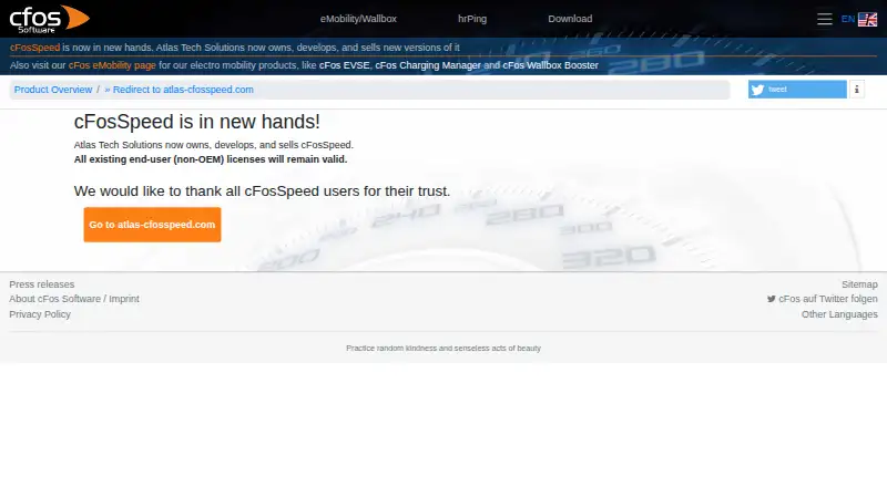 cFosSpeed's website