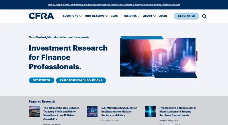 CFRA Research's website