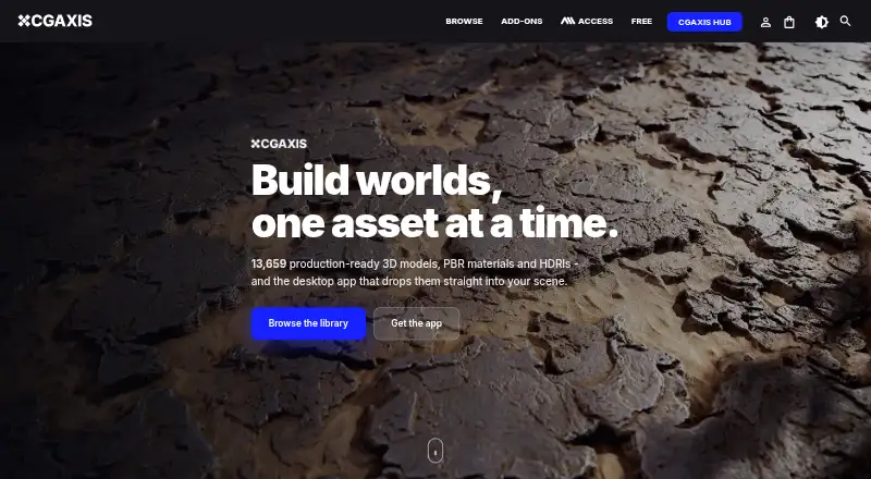 The CGAxis homepage